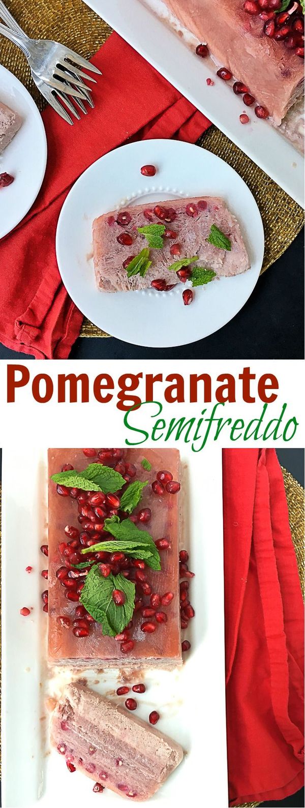 Pomegranate Semifreddo