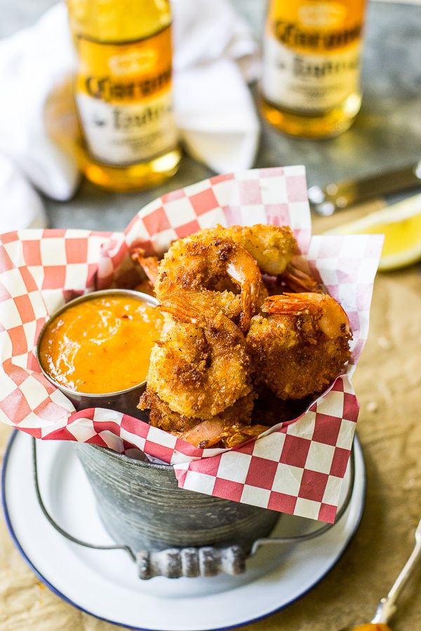 Popcorn Shrimp with Mango Chipotle Sauce