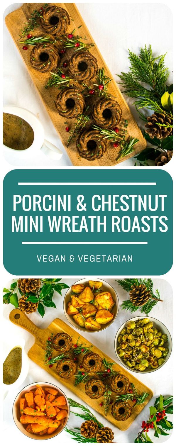 Porcini & Chestnut Wreath Roasts