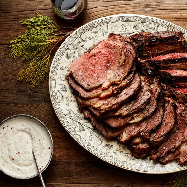 Porcini-Rubbed Beef Rib Roast