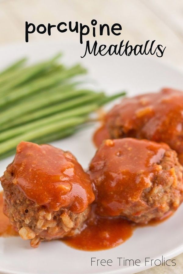 Porcupine Meatballs