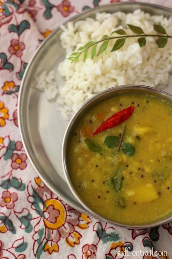 Poricha Koottu : South Indian Mixed Vegetable Curry with Lentils