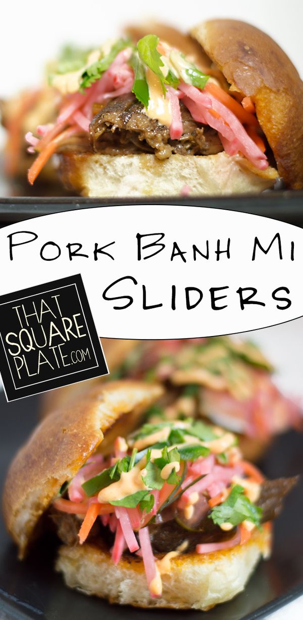 Pork Banh Mi Sliders