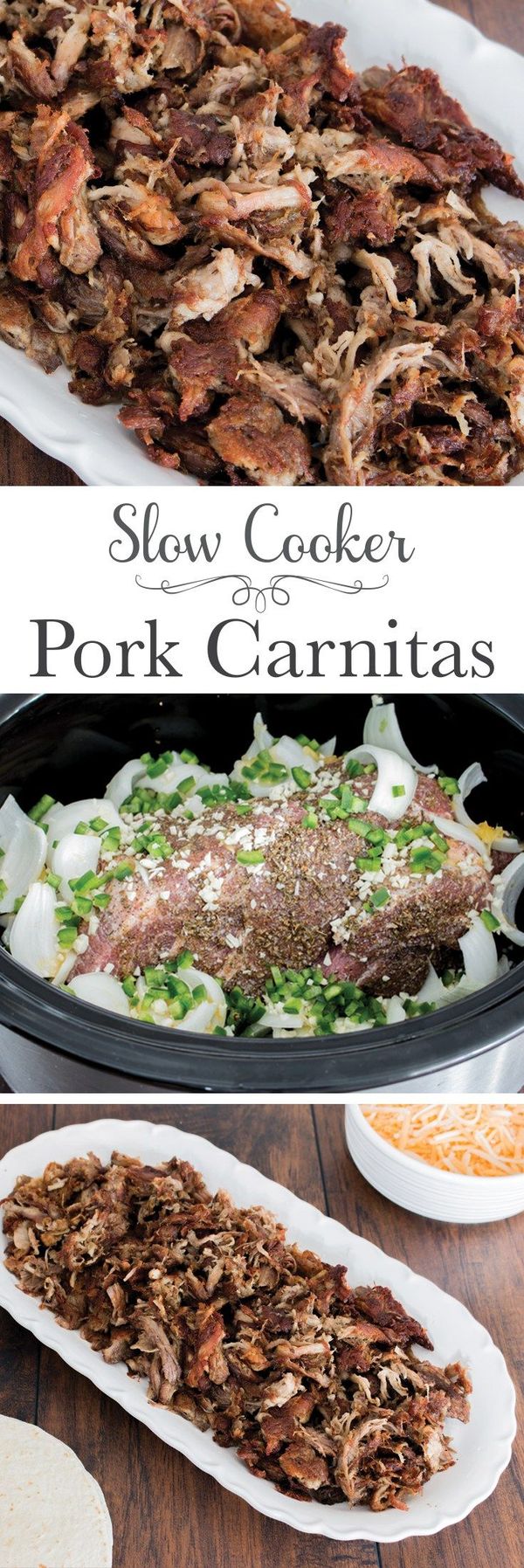 Pork Carnitas in the slow cooker