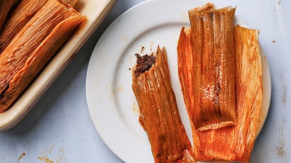 Pork Tamales Rojas