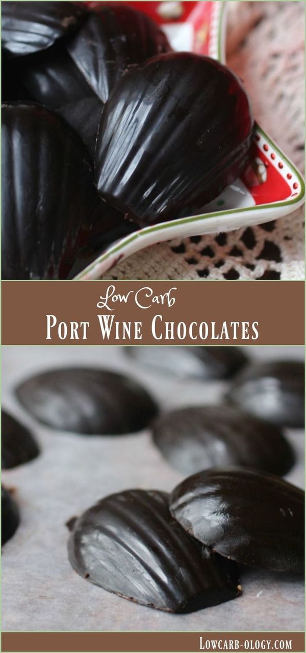 Port Wine Dark Chocolate Fat Bombs: Low Carb