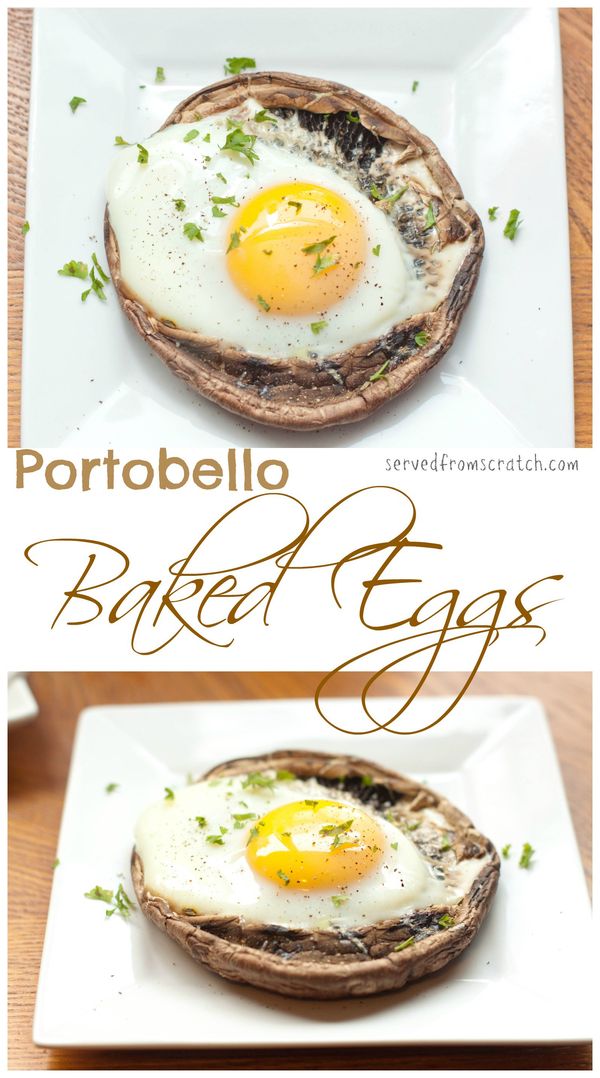 Portabello Baked Eggs