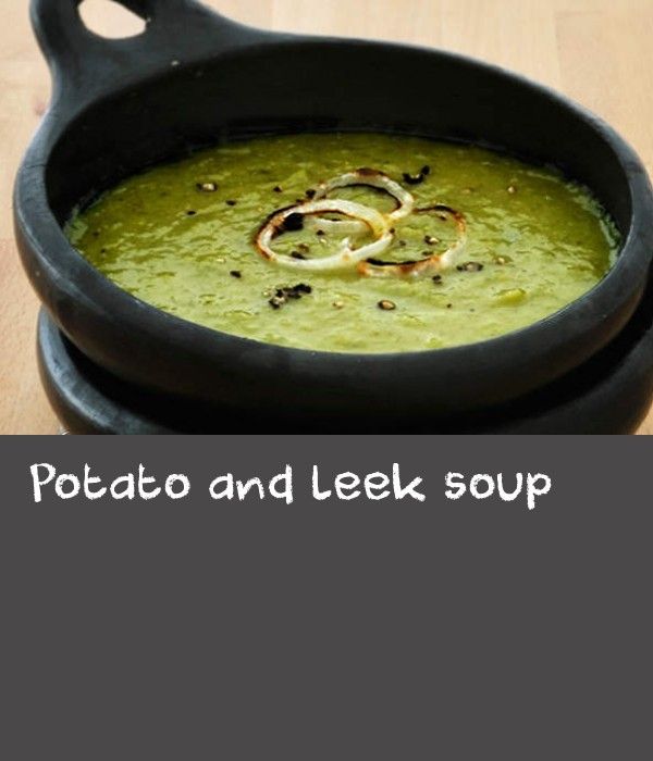 Potato and leek soup