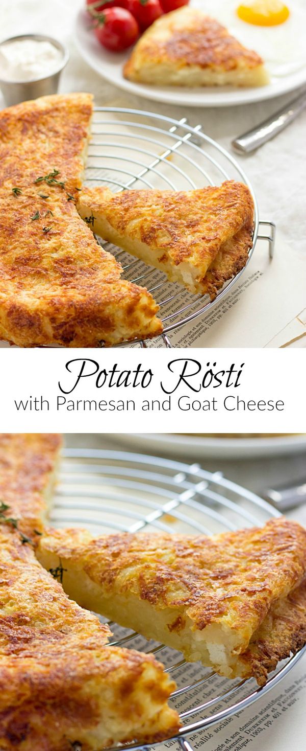 Potato Rosti With Parmesan And Goat Cheese