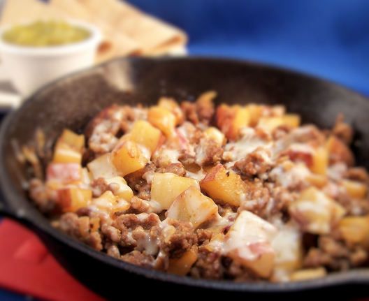 Potatoes and Sausage Skillet Fry