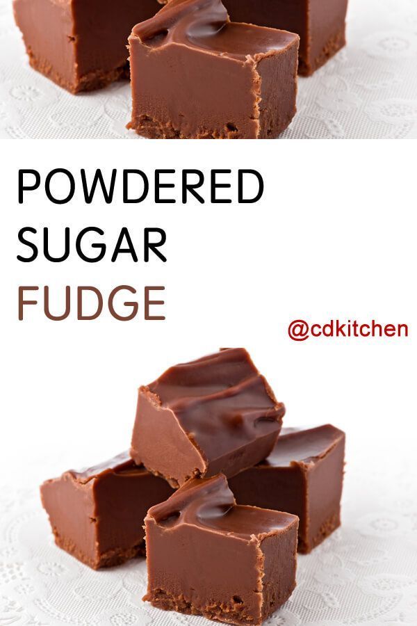 Powdered Sugar Fudge