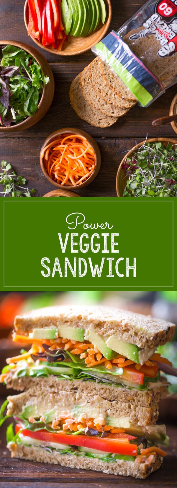 Power Veggie Sandwich