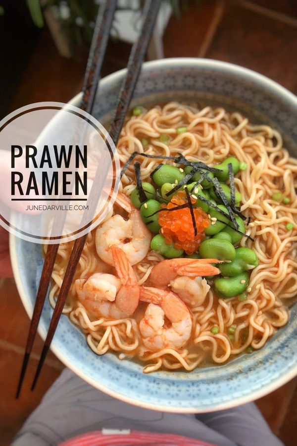 Prawn & Ramen Soup