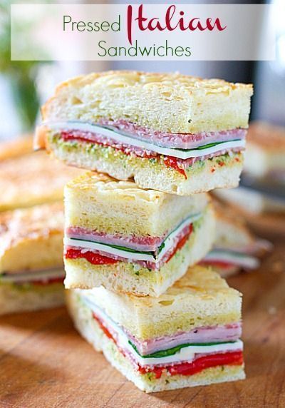 Pressed Italian Sandwiches