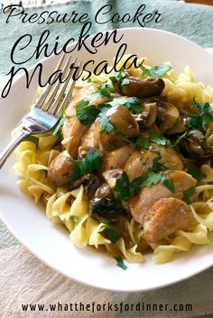 Pressure Cooker Chicken Marsala