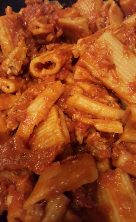 Pressure Cooker Pasta Dinner