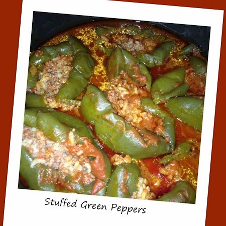 Pressure Cooker Stuffed Peppers