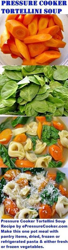 Pressure Cooker Tortellini Soup