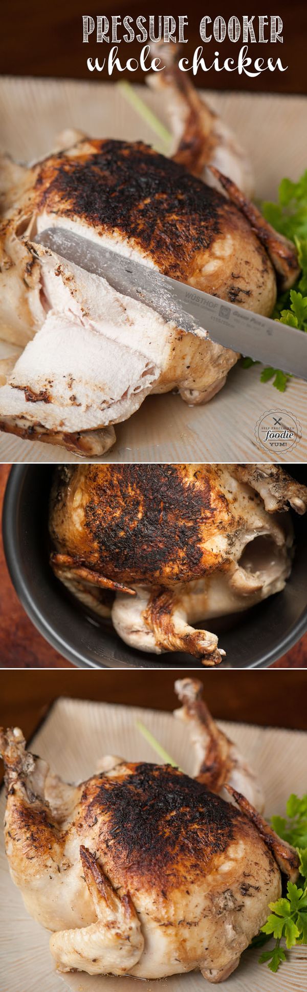 Pressure Cooker Whole Chicken