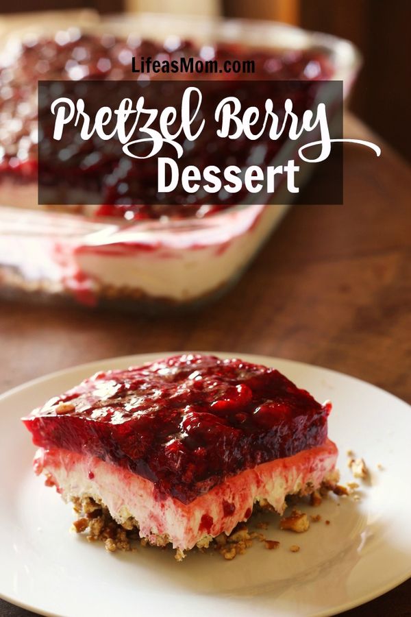 Pretzel Berry Dessert