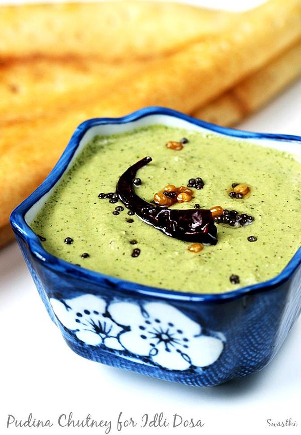 Pudina chutney recipe | Mint chutney recipe | Pudina pachadi