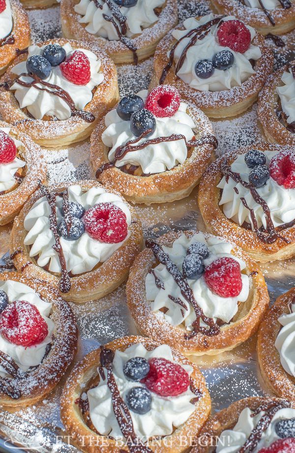 Puff Pastry Berries & Cream