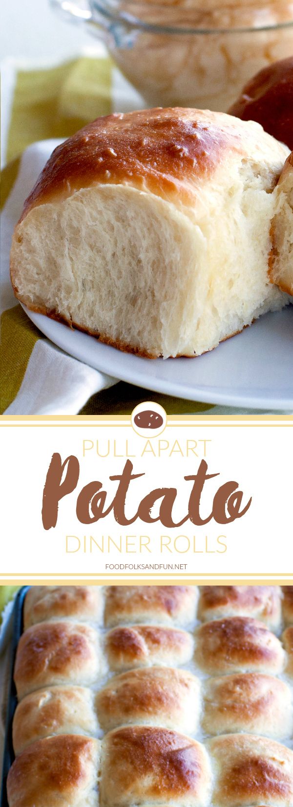 Pull Apart Potato Rolls