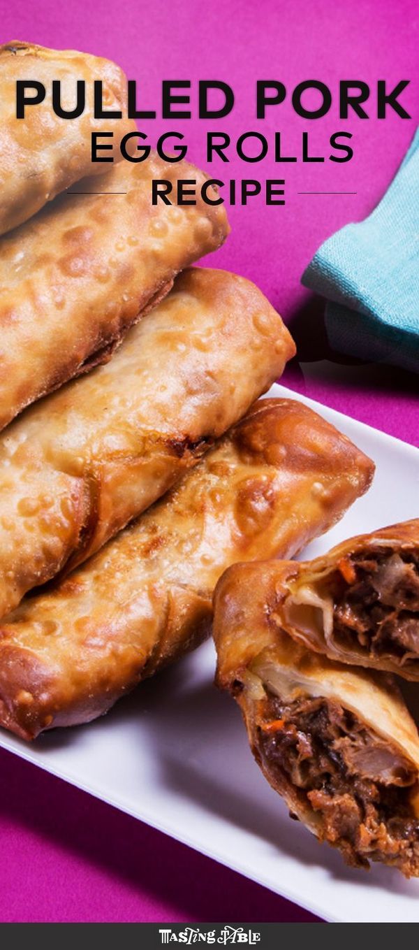 Pulled Pork Egg Rolls