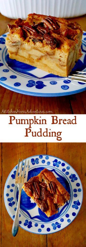 Pumpkin Bread Pudding #PumpkinWeek