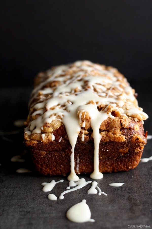 Pumpkin Bread with Streusel Topping