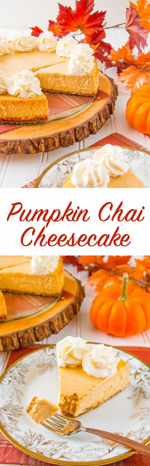 Pumpkin Chai Cheesecake (video