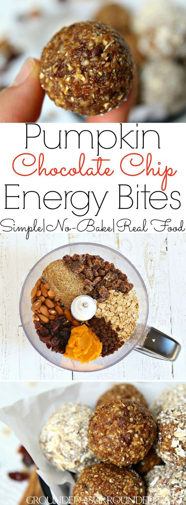 Pumpkin Chocolate Chip Energy Bites