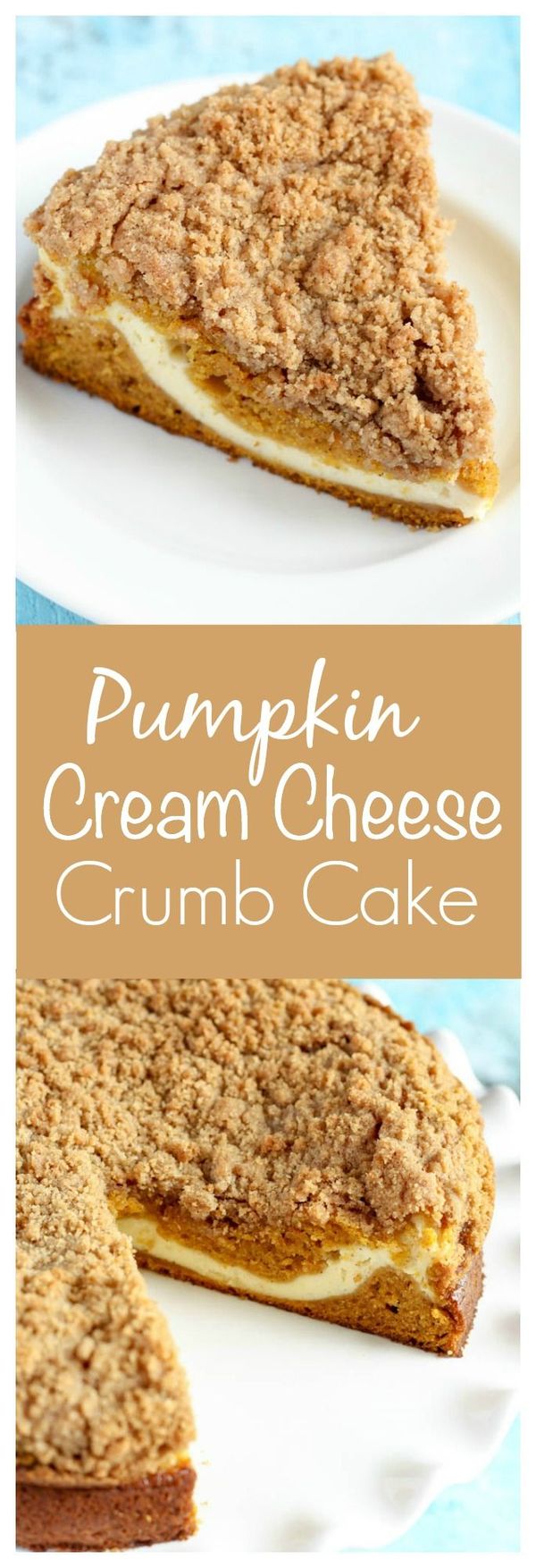 Pumpkin Cream Cheese Crumb Cake