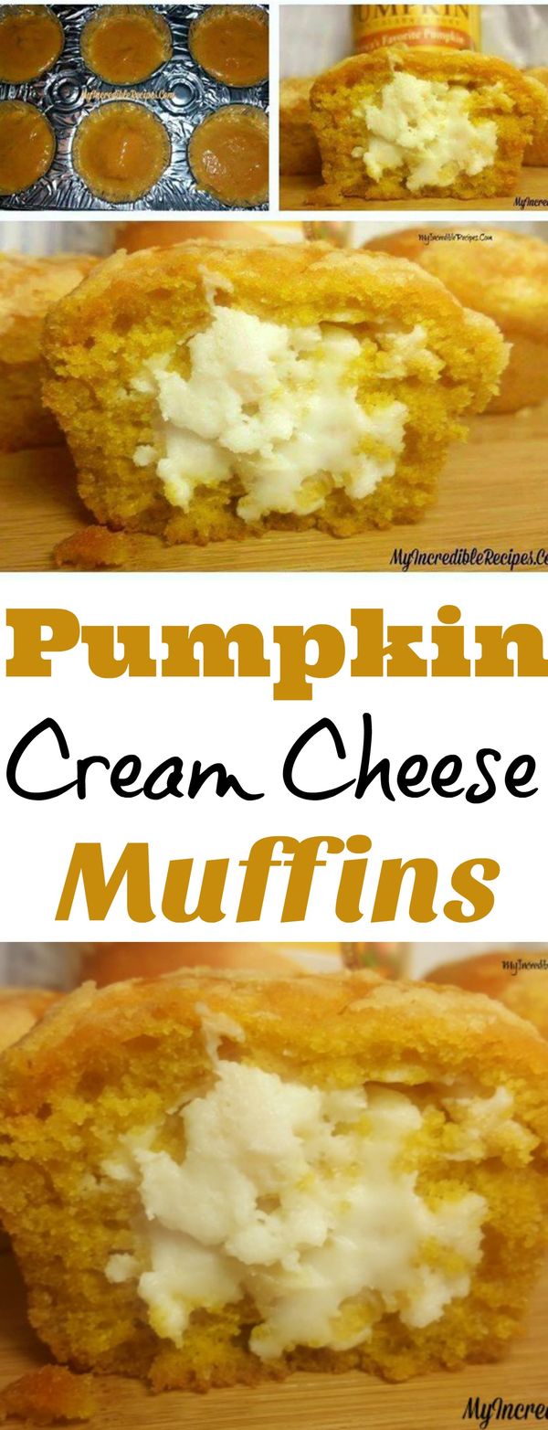 Pumpkin Cream Cheese Muffins