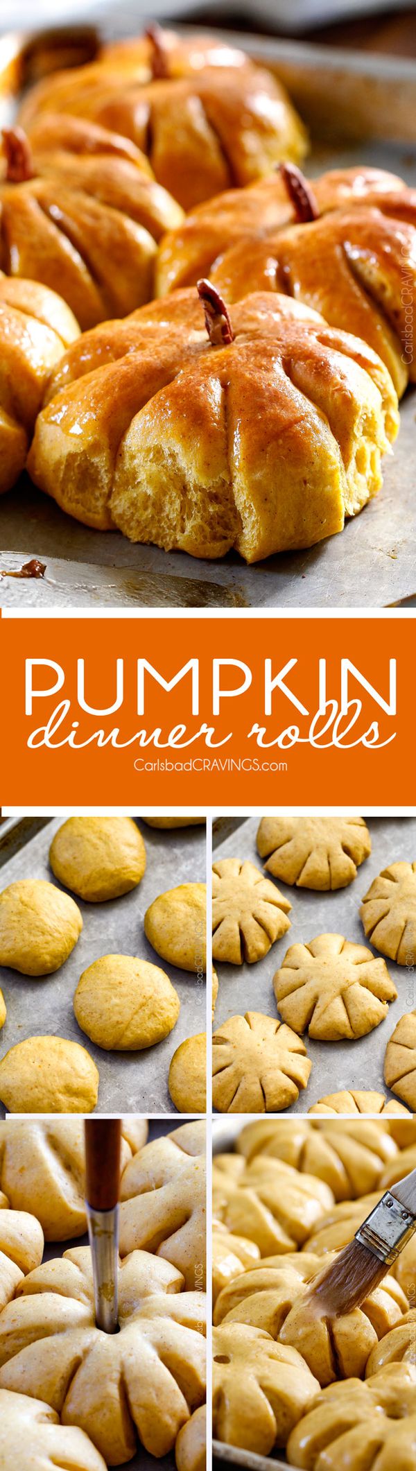 Pumpkin Dinner Rolls