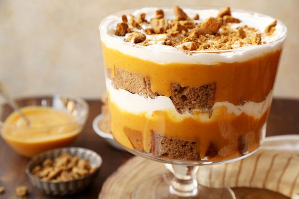 Pumpkin Gingerbread Trifle