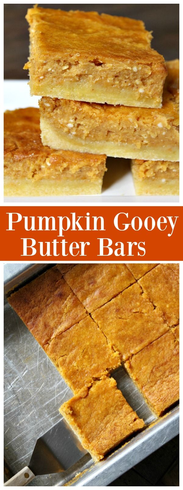 Pumpkin Gooey Butter Bars