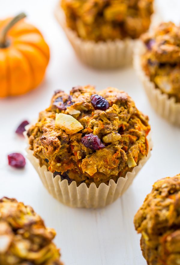 Pumpkin Morning Glory Muffins