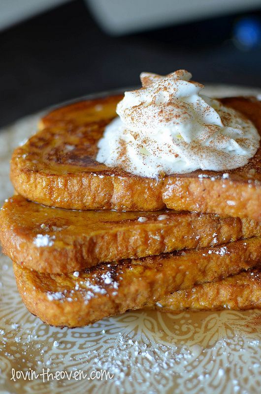 Pumpkin Pie French Toast