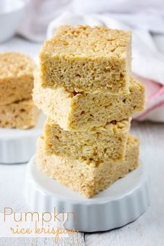 Pumpkin Rice Krispies