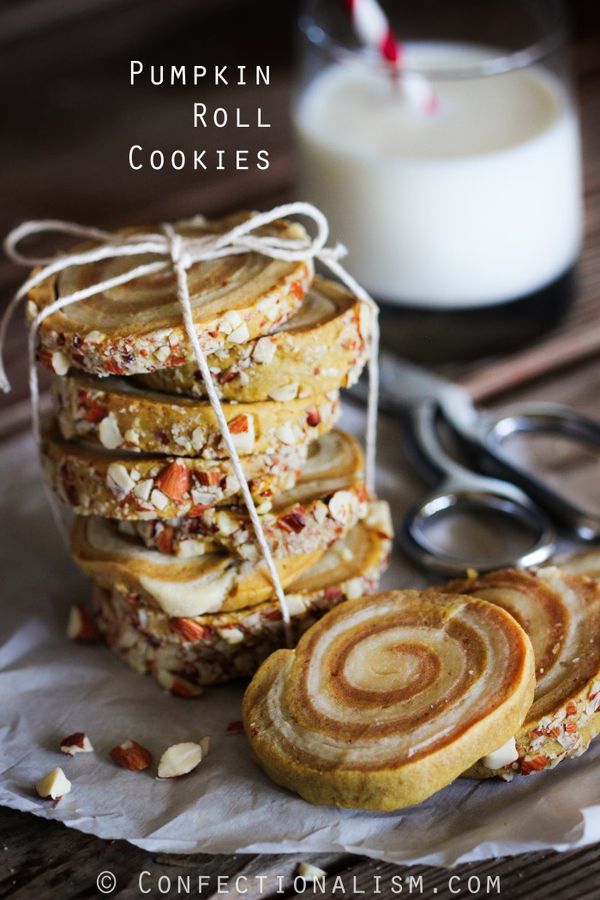 Pumpkin Roll Cookies