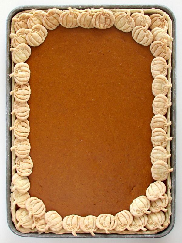 Pumpkin Slab Pie