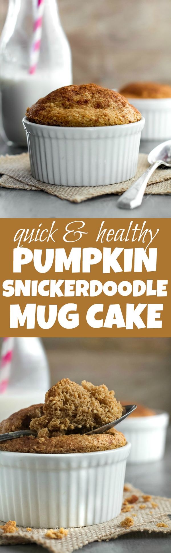 Pumpkin Snickerdoodle Mug Cake