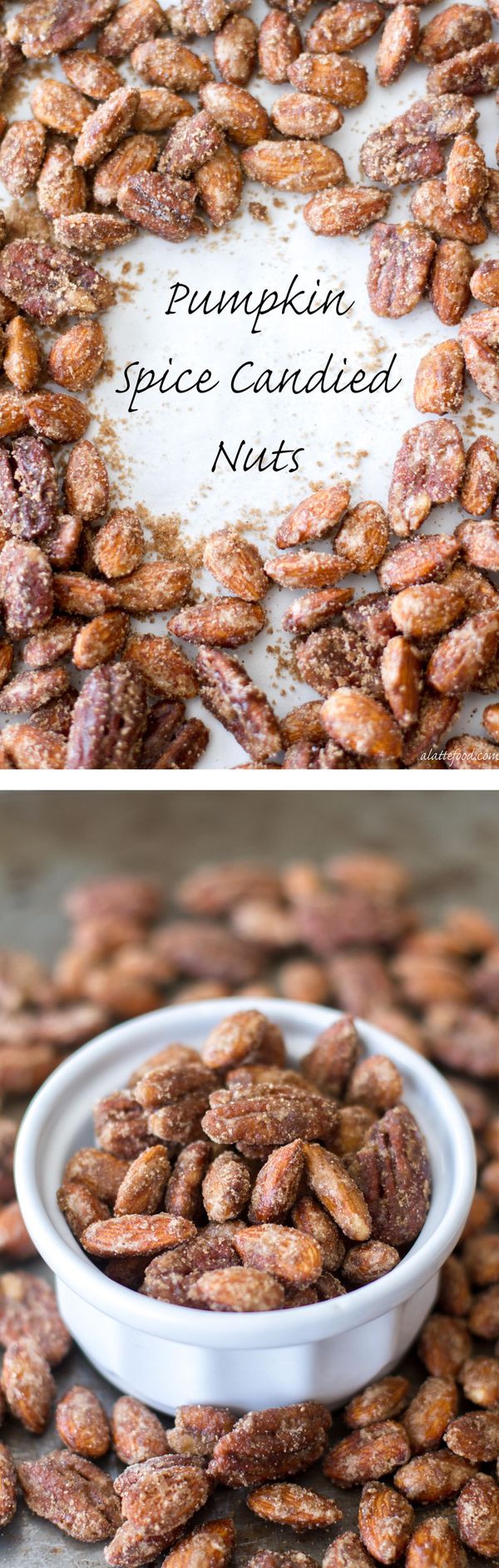 Pumpkin Spice Candied Nuts