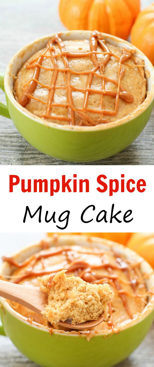 Pumpkin Spice Mug Cake