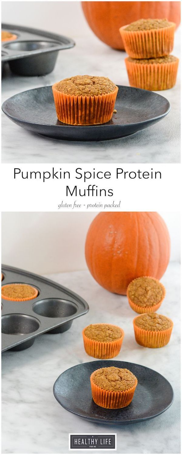 Pumpkin Spice Protein Muffins