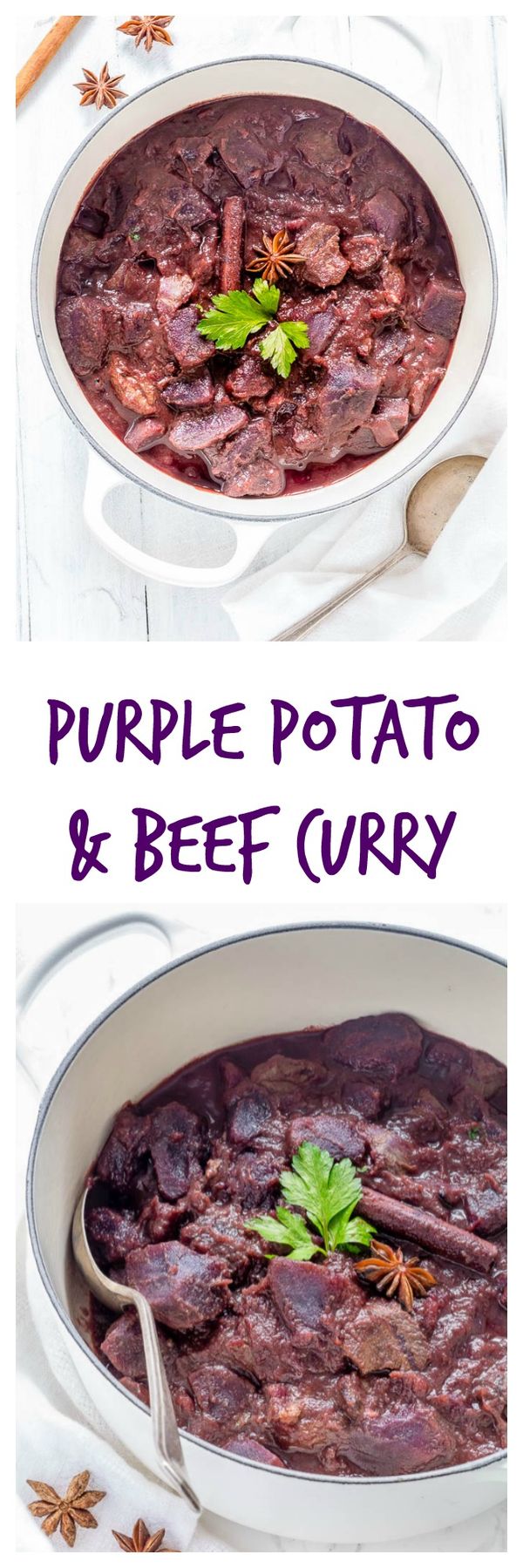 Purple Potato And Beef Curry