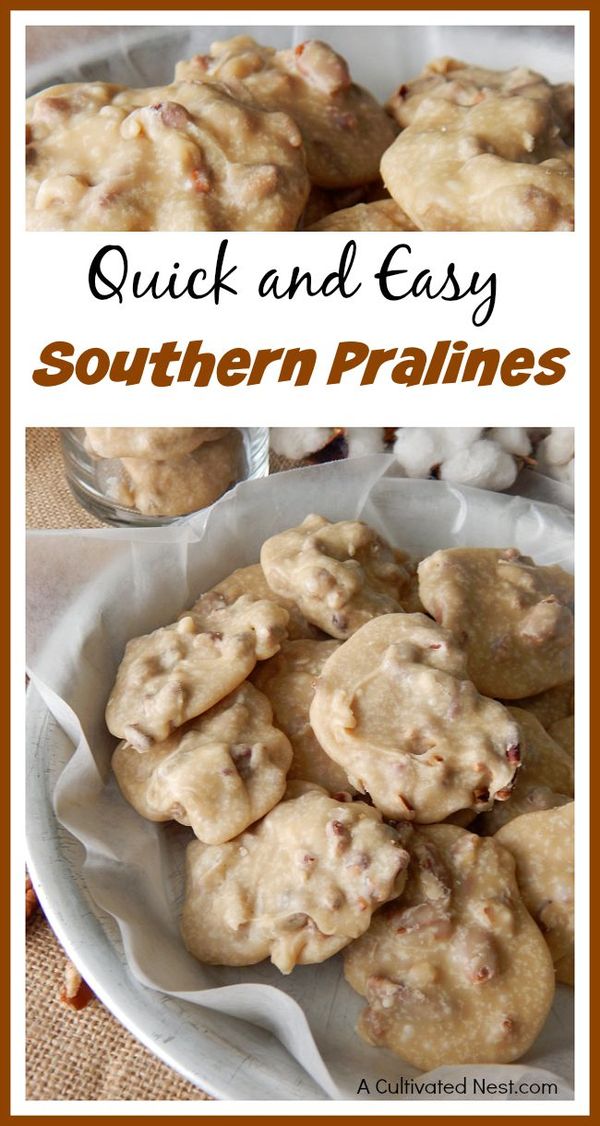 Quick and Easy Southern Pralines