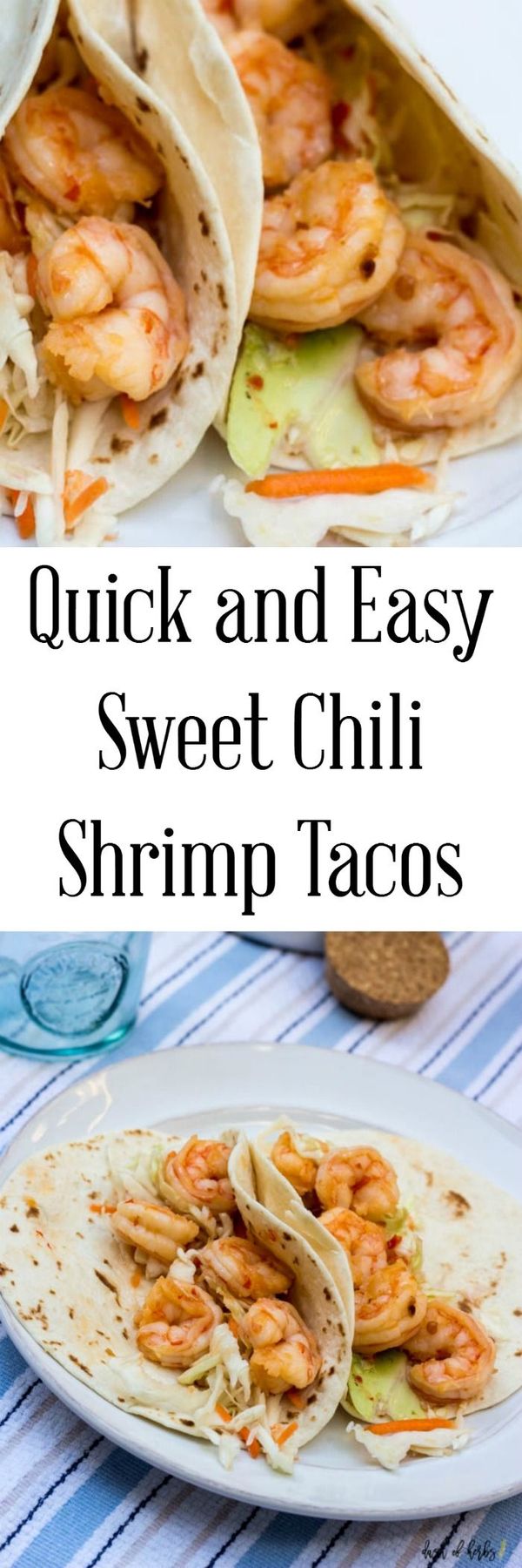 Quick and Easy Sweet Chili Shrimp Tacos