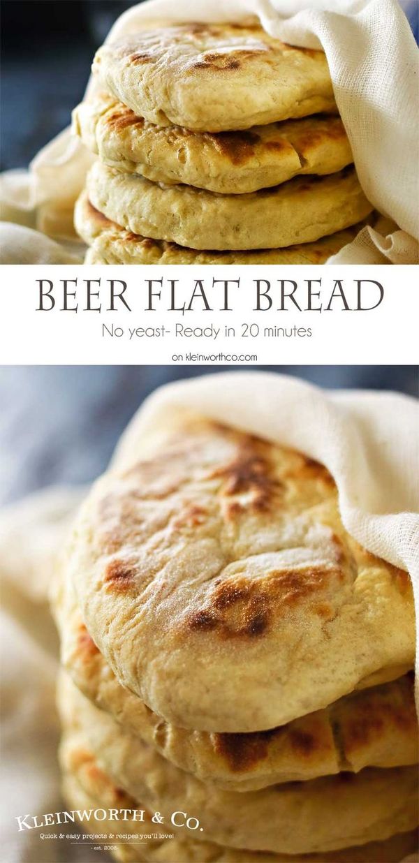 Quick Beer Flat Bread